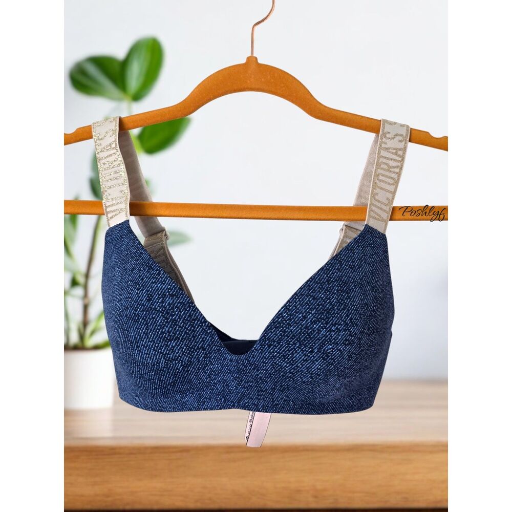 Victoria's Secret 30B Denim T Shirt Bra Wireless